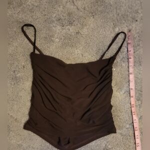 💜4/$20💜SHEIN Chocolate Brown Top